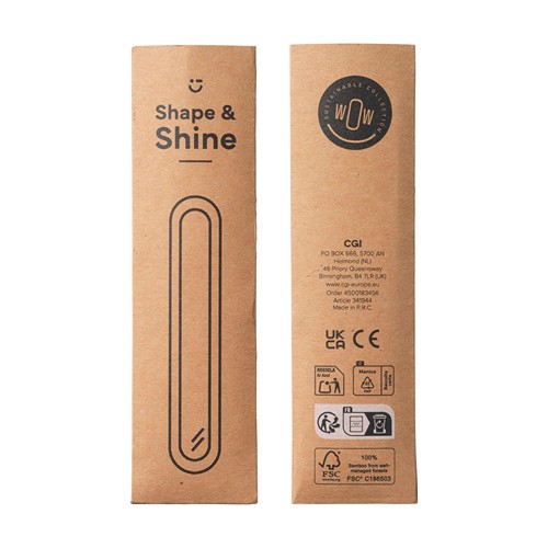 Shape & Shine Bamboo nail file