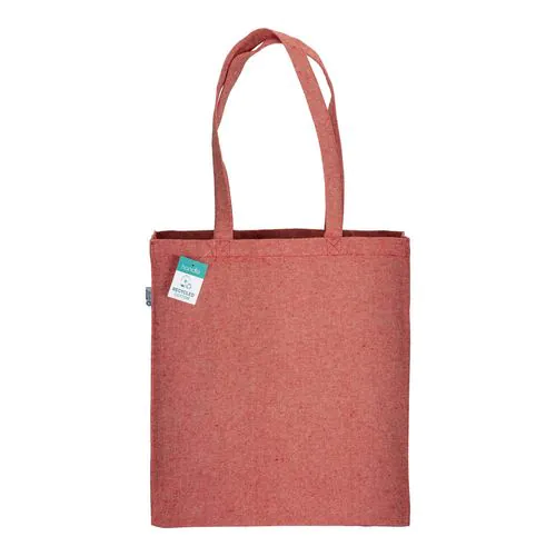 280g/m2 recycled cotton shopping bag, long handles and gussets 280g/m2 recycled cotton shopping bag, long handles and gussets
