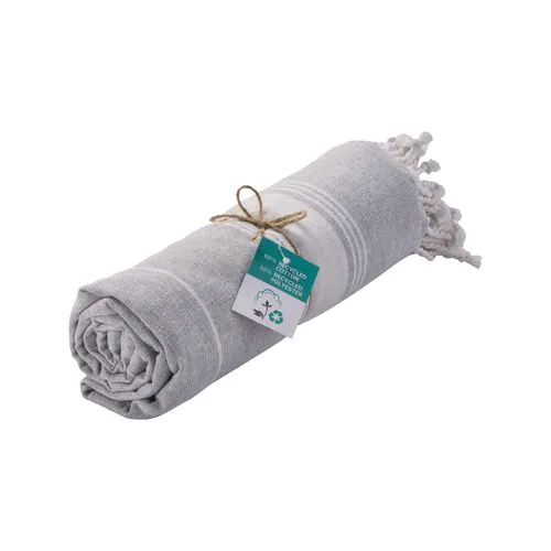 Serviette de plage / Paréo en coton recyclé de 180 g/m2 Serviette de plage / Paréo en coton recyclé de 180 g/m2
