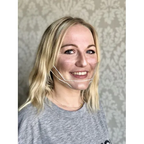 Maschera-scudo trasparente per bocca e naso ATENA Maschera-scudo trasparente per bocca e naso ATENA