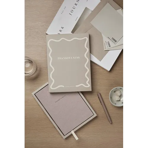 VINGA Thankfulness Journal intime en papier recyclé GRS VINGA Thankfulness Journal intime en papier recyclé GRS