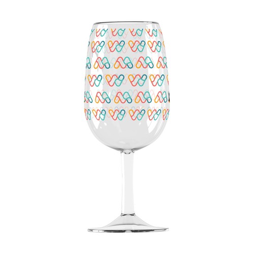 "Syrah" 22 cL wijnglas op maat in Tritan - Digitale bedrukking