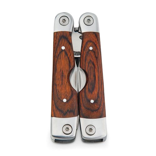 MAGNUM. Folding pliers with multi-function tools in stainless steel and wood MAGNUM. Folding pliers with multi-function tools in stainless steel and wood