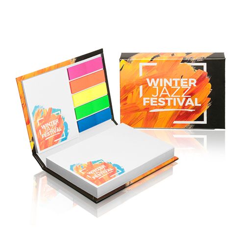 Sticky notes set in hardcover Sticky notes set in hardcover