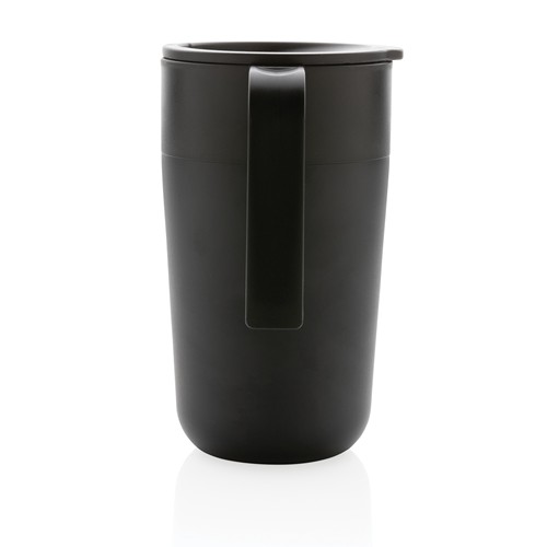 GRS Recycled PP and SS mug with handle GRS Recycled PP and SS mug with handle
