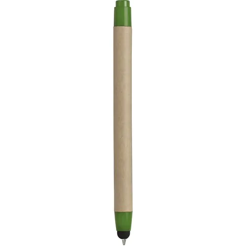 TOUCH SCREEN BALLPOINT PEN IN PLASTIC AND RECYCLED CARDBOARD