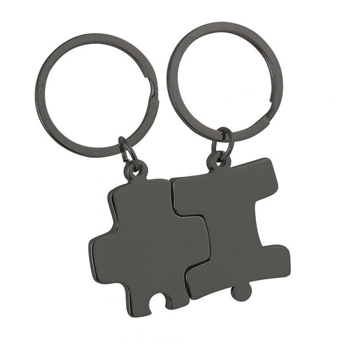 DOUBLE BROWN MAGNET PUZZLE KEY RING DOUBLE BROWN MAGNET PUZZLE KEY RING