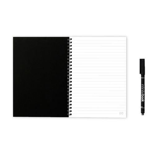 INFINITEBOOK LINED A5. A5 Infinitebook with flexible cover and 15 lined whiteboard pages INFINITEBOOK LINED A5. A5 Infinitebook with flexible cover and 15 lined whiteboard pages
