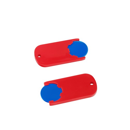 Chiphouder met winkelwagenmuntje 1€ "Alpha" Chiphouder met winkelwagenmuntje 1€ "Alpha"