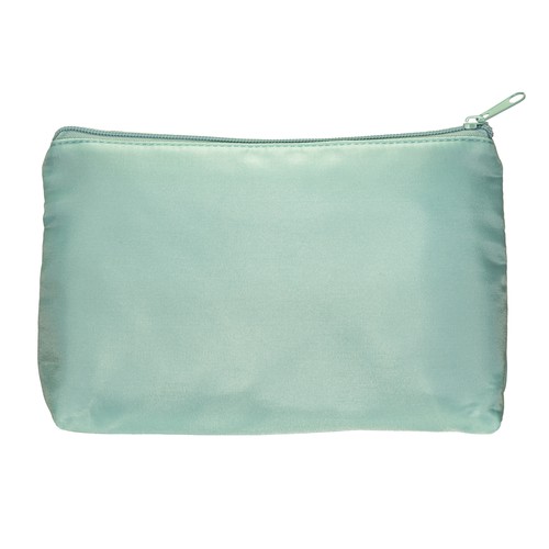 Soft polyester beauty case. Zipper closure and inner lining Soft polyester beauty case. Zipper closure and inner lining