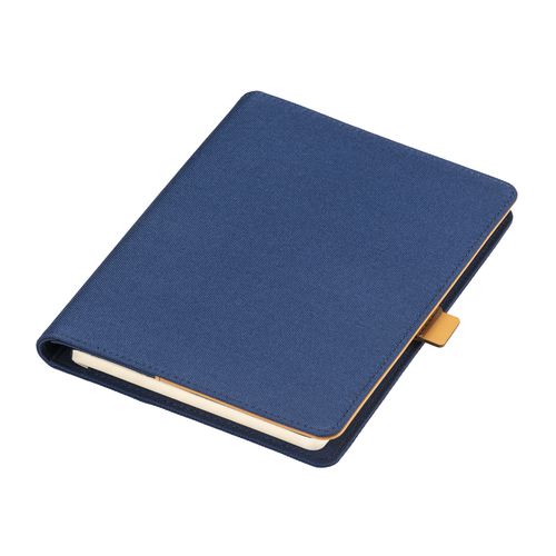 A5 block binder made of R-PET with metal hook closure A5 block binder made of R-PET with metal hook closure