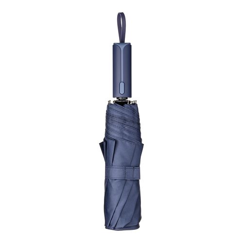 190T polyester folding umbrella with automatic opening, color-matched case
