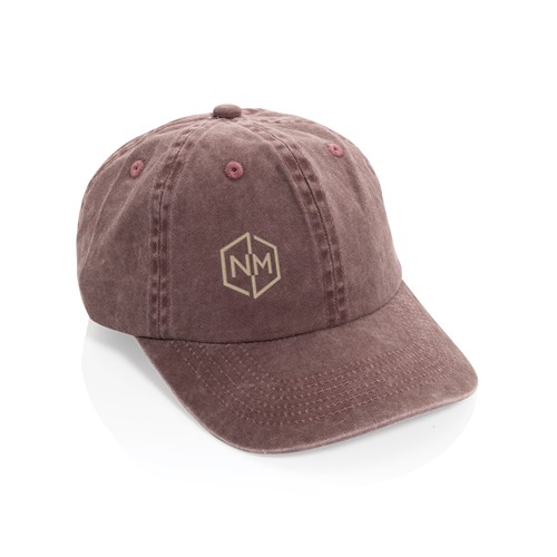 BEAU AWARE™ Washed 6-Panel Kappe aus 270gr/m² Baumwolltwill BEAU AWARE™ Washed 6-Panel Kappe aus 270gr/m² Baumwolltwill