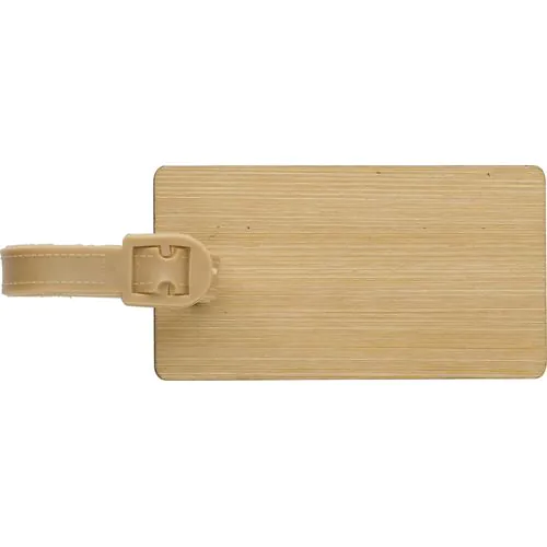 Bamboo luggage tag Shawn