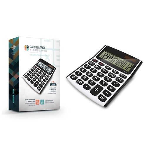 CALCULATRICE 12 CHIFFRES HQ - PREMIUM