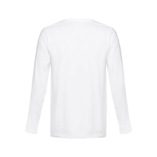 THC BUCHAREST WH. T-shirt da uomo in cotone a maniche lunghe