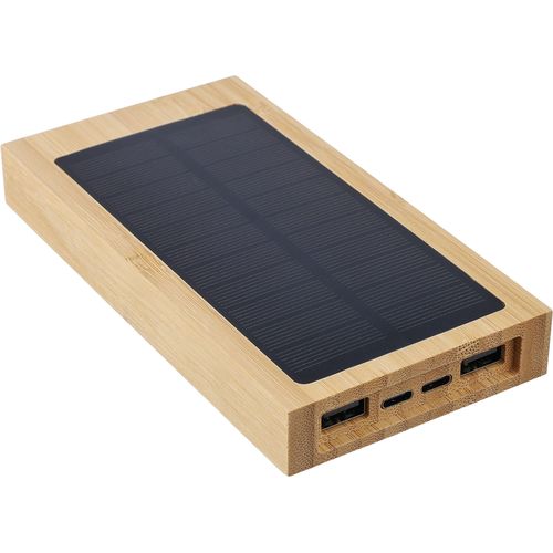 Bamboo solar power bank Elz Bamboo solar power bank Elz