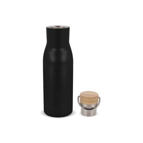 Thermo bottle with bamboo lid 500ml