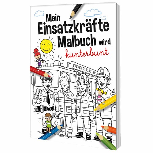 Colouring book / set A6 - Emergency services - Colouring book neutral Colouring book / set A6 - Emergency services - Colouring book neutral