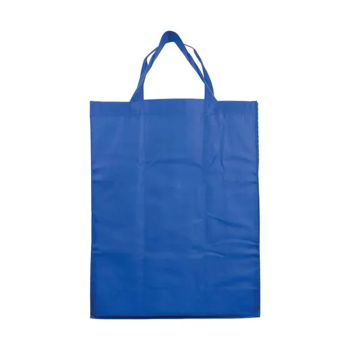 Shopper ripiegabile con soffietto in TNT 80 g/m2, manici corti Shopper ripiegabile con soffietto in TNT 80 g/m2, manici corti