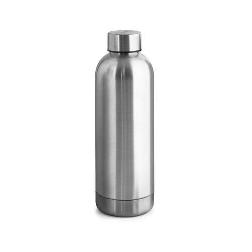 ODIN METTALIC. Bouteille en acier inoxydable recyclé à 90% 550 mL ODIN METTALIC. Bouteille en acier inoxydable recyclé à 90% 550 mL