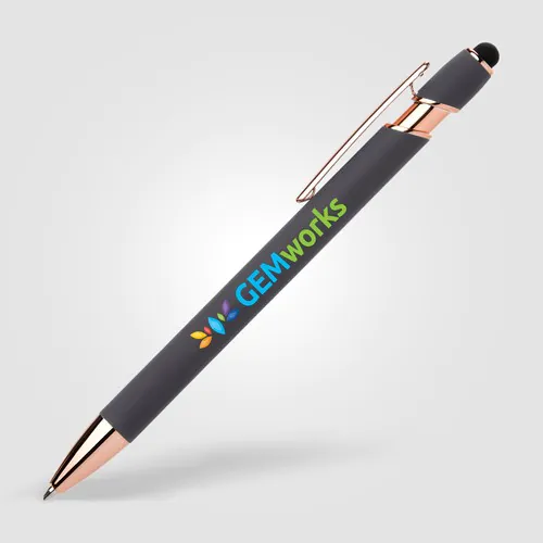 Prince Softy Rose Gold Gel Pen w/ Stylus