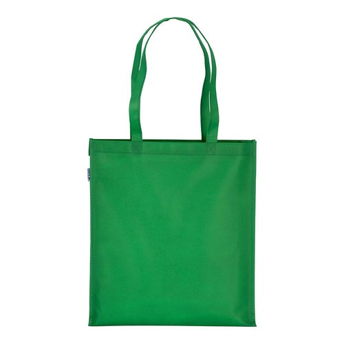 80 g/m2 R-pet shopping bag , with 65 cm long handles and gusset