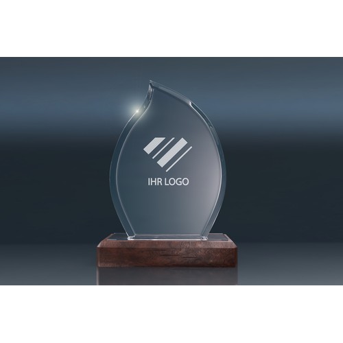 Crystal Trophy WOODEN FLAME Crystal Trophy WOODEN FLAME