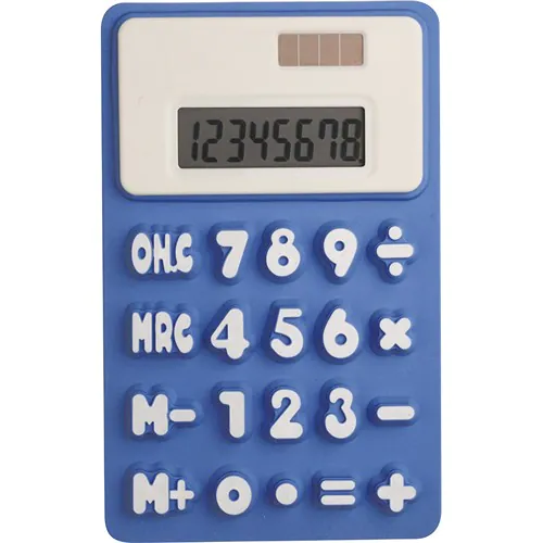 8 DIGIT RUBBER AND PLASTIC CALCULATOR 8 DIGIT RUBBER AND PLASTIC CALCULATOR