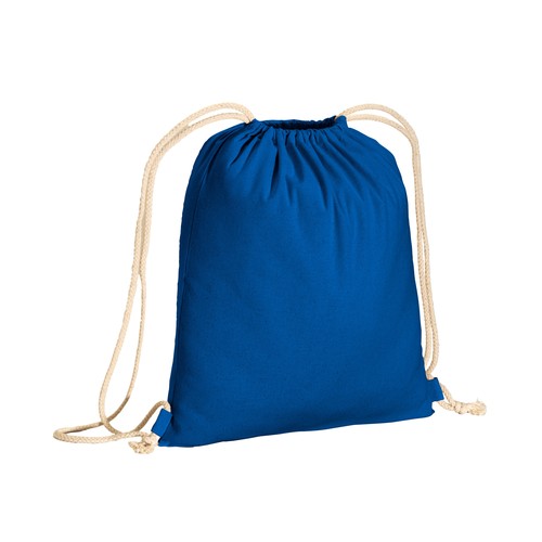 180 g/m2 cotton backpack, with drawstring closure