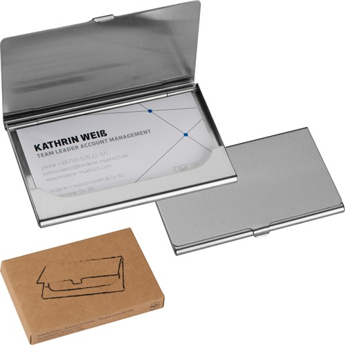 Metal business card holder Metal business card holder