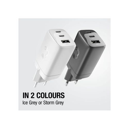 Fresh 'n Rebel 67W Laptop Fast Charger GaN USB-C & USB-A