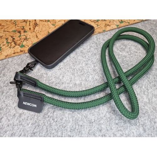 Rope Phone Strap with Logo Patch 8mm