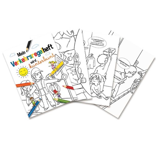 Colouring set A6 - Christmas - Colouring set with individual front and back sides Colouring set A6 - Christmas - Colouring set with individual front and back sides