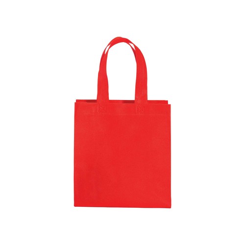 80 g/m2 non-woven fabric mini shopping bag with gusset and short handles