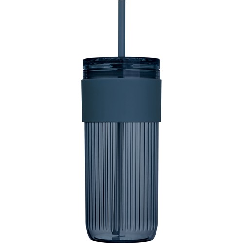 Beker met rietje, 660 ml