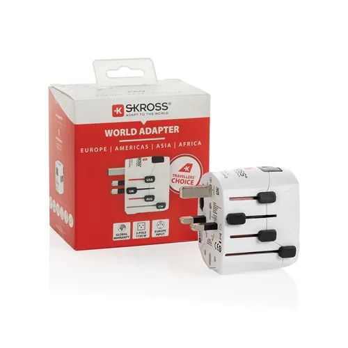 SKROSS Pro 3-Pole World Travel Adapter SKROSS Pro 3-Pole World Travel Adapter