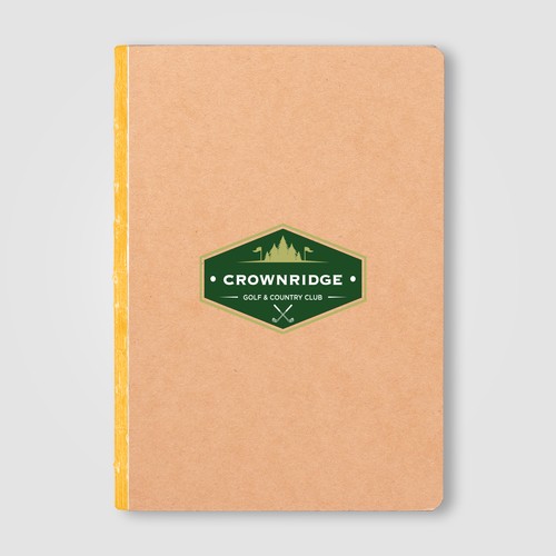 Romy Notizbuch mit farbiger Randverzierung und Einband aus Kraftpapier - A5 Romy Notizbuch mit farbiger Randverzierung und Einband aus Kraftpapier - A5