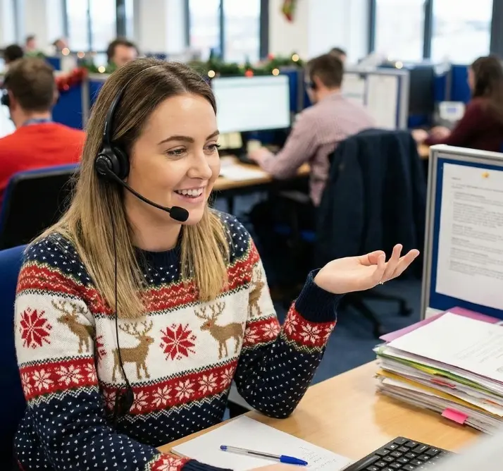 weihnachts-werbeartikel-faq-beratung-kundenservice-headset