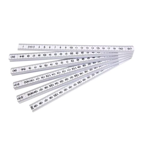 2 meters plastic (PS) foldable and articulated measuring tape with 10 links 2 meters plastic (PS) foldable and articulated measuring tape with 10 links