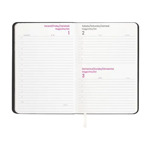 2026 daily planner with soft cover in thermo-reactive PU 2026 daily planner with soft cover in thermo-reactive PU