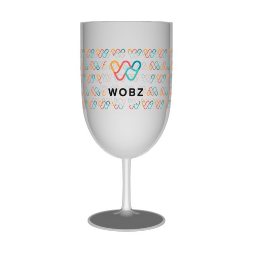 18 cl gepersonaliseerd wijnglas Events - Digitale bedrukking