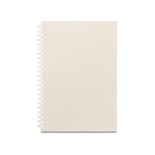 SCHILLER. A5 notepad with flexible cover, made from 100% recycled paper