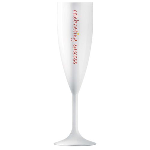 Flûte à Champagne en plastique réutilisable (187ml/6.6oz) Noir et Blanc Flûte à Champagne en plastique réutilisable (187ml/6.6oz) Noir et Blanc