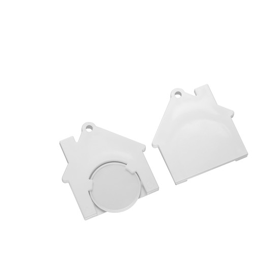 Porte-clés jeton1€ "maison" Porte-clés jeton1€ "maison"
