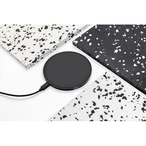 10W Wireless Charger aus RCS Standard recyceltem Kunststoff