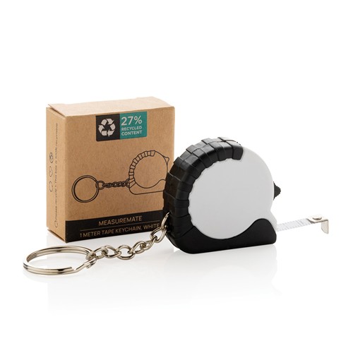MeasureMate RCS reycled ABS 1 meter tape keychain MeasureMate RCS reycled ABS 1 meter tape keychain