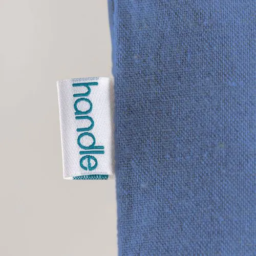 Shopper en coton recyclé 190 g/m2, anses longues, 38 X 42 cm