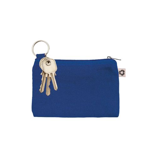 Bustina in cotone riciclato 220 g/m² con anello portachiavi interno estraibile