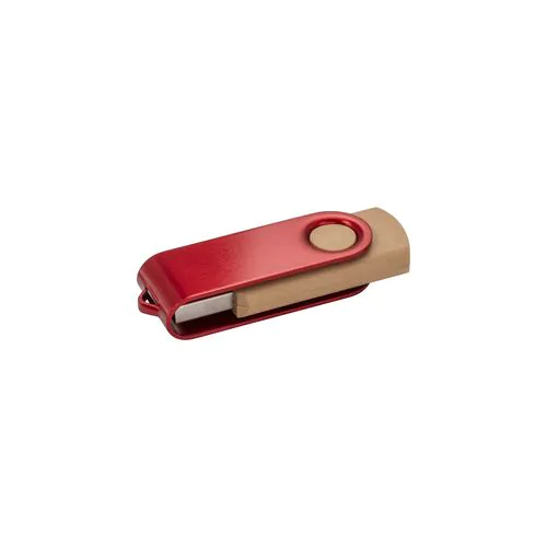 Chiavetta USB 4 Gb girevole in paglia di grano